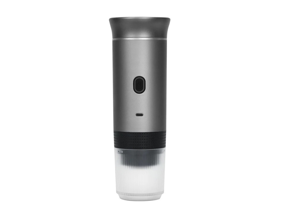 Cafetera portátil 3 en 1 Yizhood, con bomba eléctrica, cápsulas concentradas, doble uso, calentable, color plateado