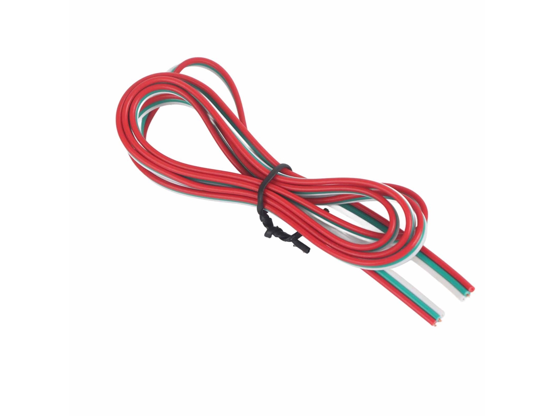 2026 Store-cable Extensión 24awg 0.3mm² Cable De Cobre Puro 3pin 22 Gauge Rojo Y Verde
