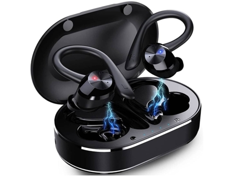 Auriculares Bluetooth True Wireless 5.1 con micrófono de graves profundos Cvc8.