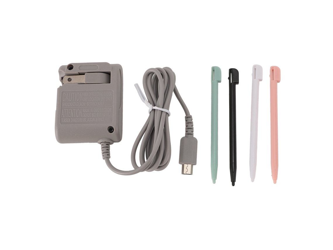 Cargador Adaptador De Corriente Ca Con 4 Lápices Ópticos, Control Preciso, Alta Sensibilidad, Cargador De Pared Seguro Para Ds Lite