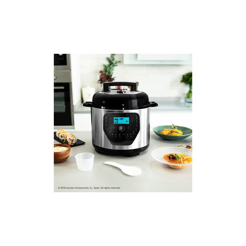 Cecotec Olla Gm H Deluxe 6 L Negro Acero Inoxidável
