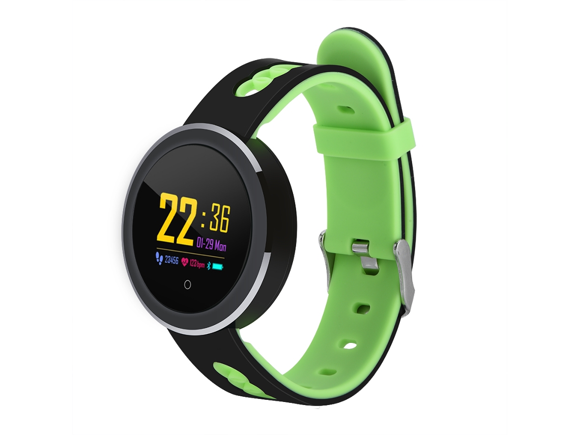 Pulsera Inteligente Con Monitor De Presión Arterial, Oxígeno En Sangre Y Frecuencia Cardíaca Bluetooth Verde
