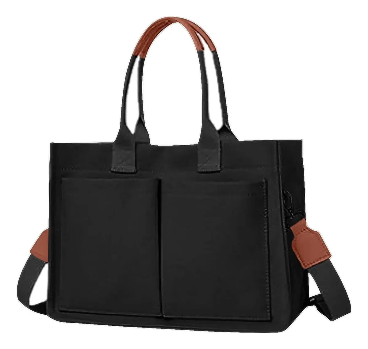 Bolsa de lona con bolsillos, Elegantevayotoy