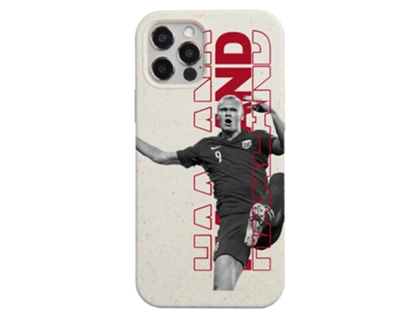 Funda Móvil Oficial Norges Fotballforbund Compostable Base para iPhone 12 PHONECASES3D Blanco