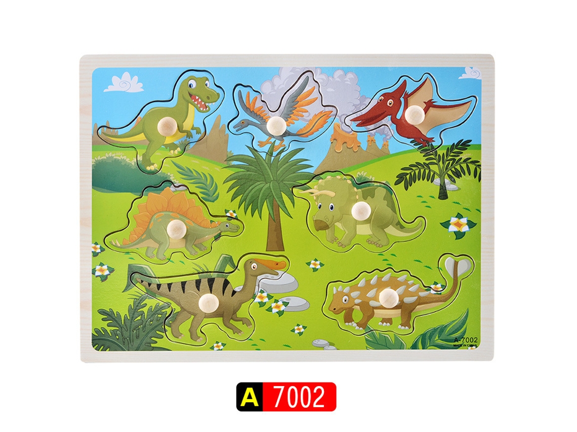 Juego de rompecabezas de dinosaurios Digitallab AHC5 (edad mínima 3 años)