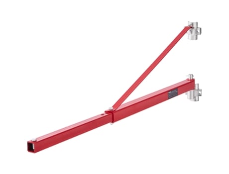 Soporte oscilante para andamio con brazo de soporte de polipasto eléctrico VEVOR, carga máxima de 1320 libras