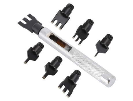 Herramienta perforadora de cuerda de cuero, herramienta perforadora de cinturón, perforadora de agujero plano para cuerda de costura