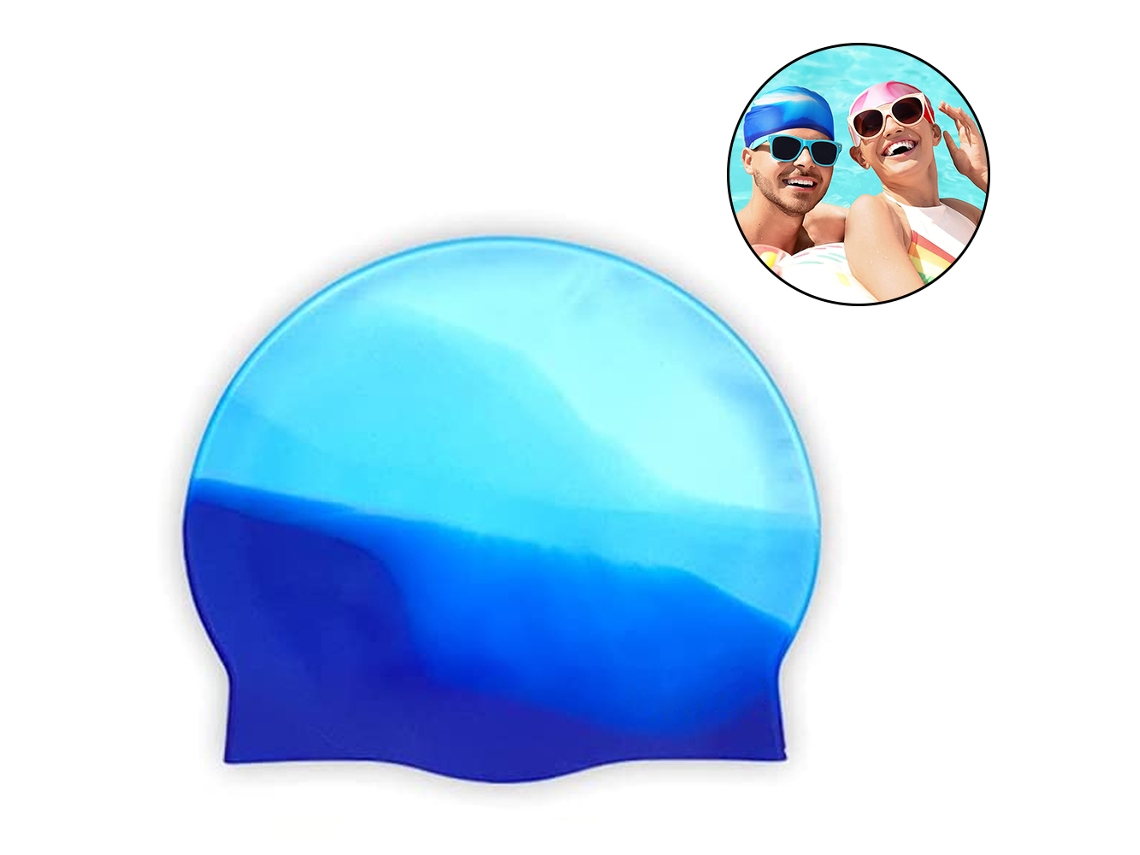MEOIRUERY Gorra de Natación de Silicona, 1 Unidad Cómoda y Duradera para Adultos Pelo Corto o Largo