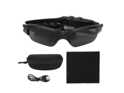 Gafas De Sol Inteligentes Bluetooth Con Altavoces Abiertos Y Lentes Polarizadas, Negras, Para Conducir Y Andar En Bicicleta.