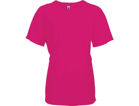 Camiseta de Hombre para Deporte PROACT Niãos Mangas Cortas Tam Rosa (6/8 Años)