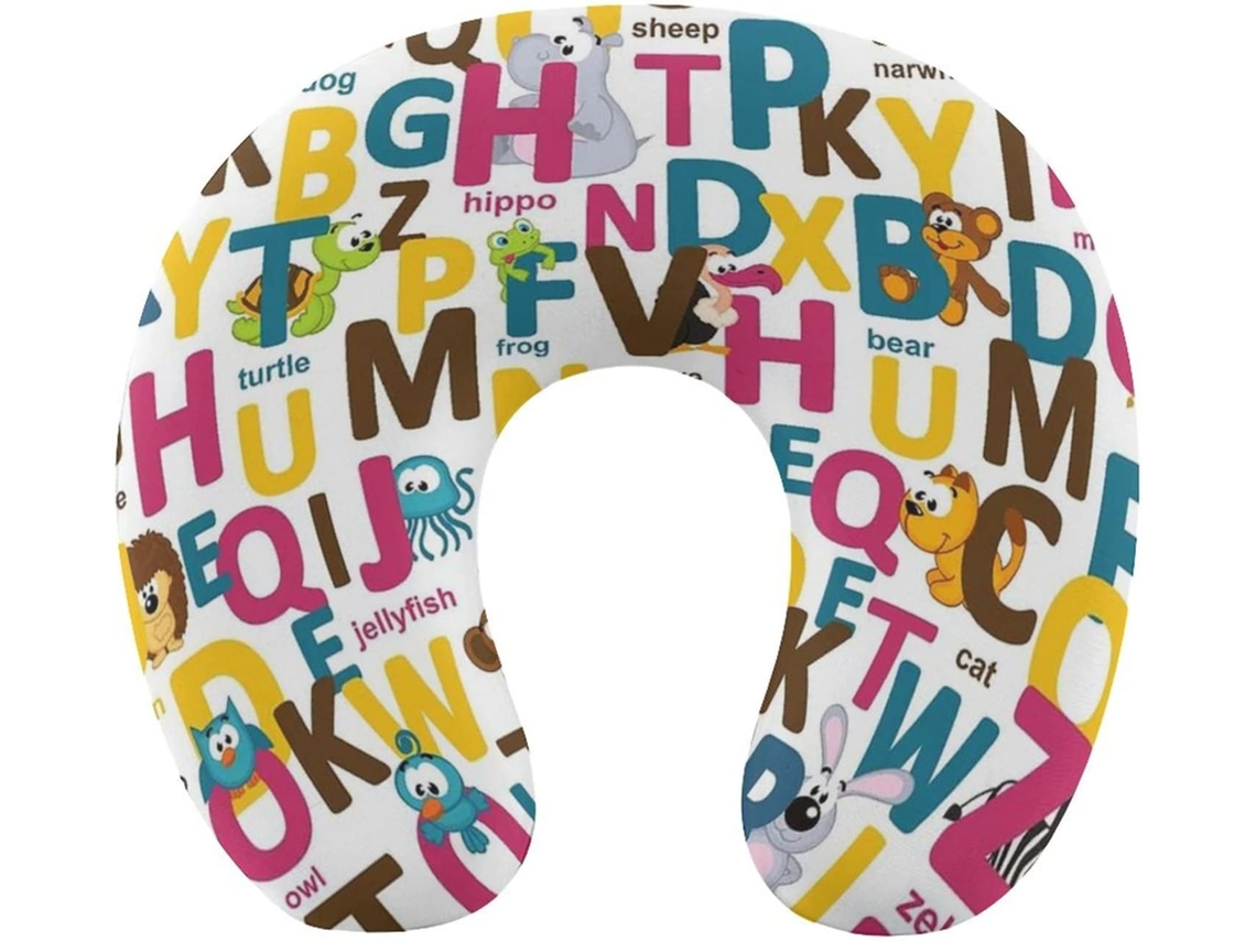 Almohada Viaje Forma Animal Espuma Viscoelástica Viscoelástica Fácil Relajación Cómodos Familia.brfácil