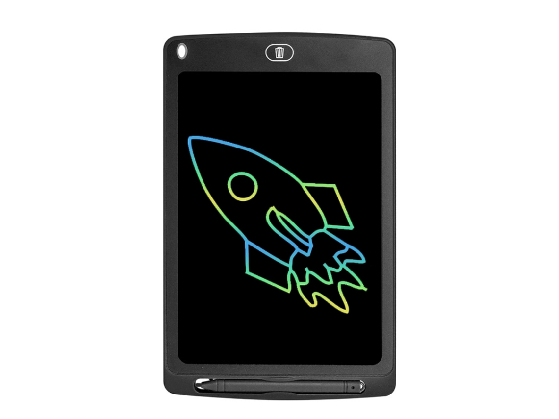 Tableta De Escritura Lcd (negra)/tableta De Dibujo Para Niños, Tamaño: 10 Pulgadas A Color