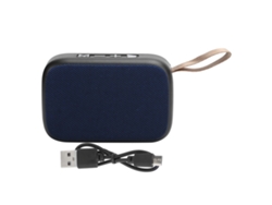 Altavoz Bluetooth Inalámbrico Mini Usb Portátil Con Subwoofer Estéreo Y Radio Fm - Azul