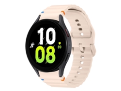 Correa de silicona cosida para Samsung Galaxy Watch 5 con patrón de ondas CSYY (40 mm/44 mm)
