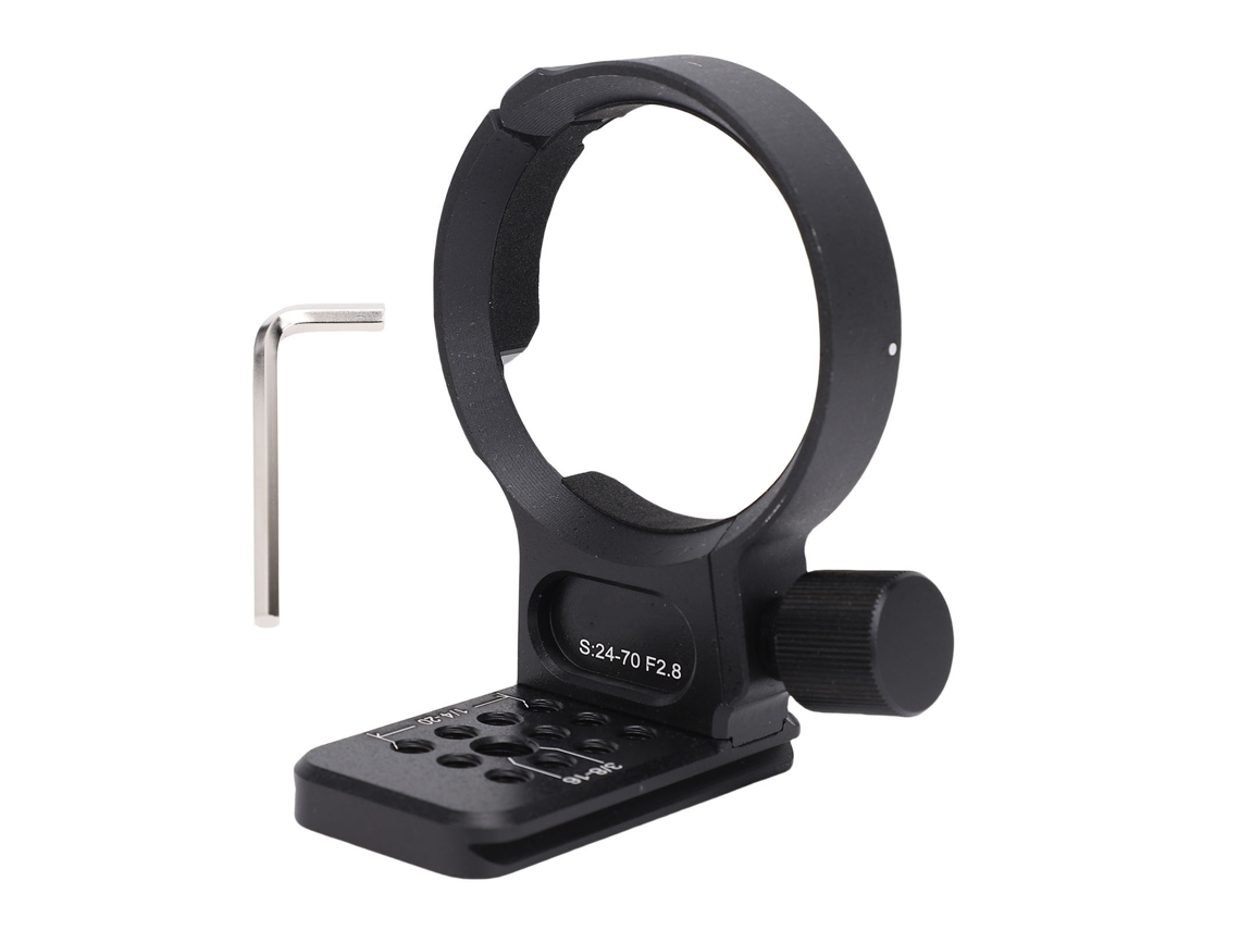 Soporte De Trípode Para Lente Collar De Aluminio Con Base Grande Para 24-70 F2.8 Dg Nd, Bracket De Soporte De Lente