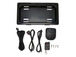 Suporte Elétrico De Placa De Carro Com Controlador De Luz Indicadora Universal Para Veículos Padrão Eua