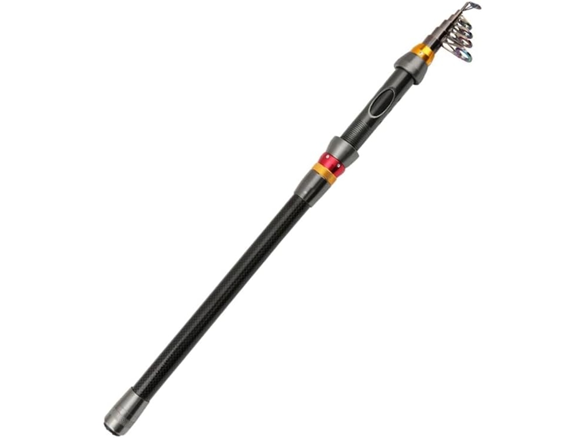 Caña De Pescar, Mini Telescópica Carbono Para Pesca En El Mar, Martillo Mano, Portátil, Seguro, Cómodo