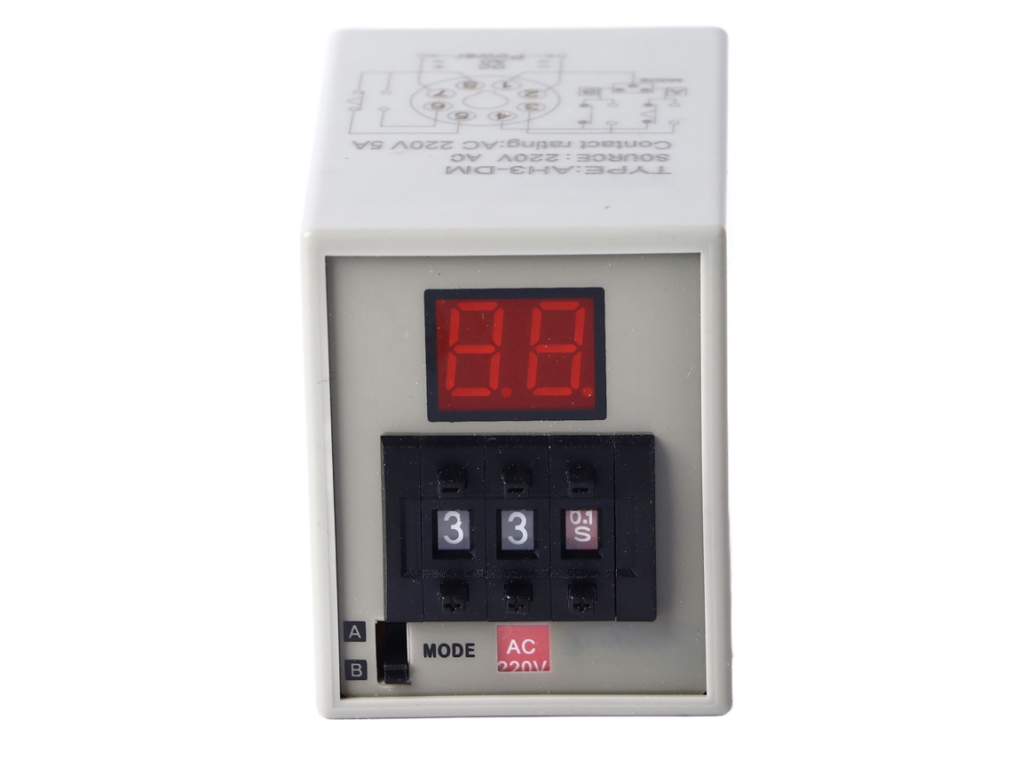 Módulo De Relé De Temporizador Digital Estável Fácil Controle Ac220v