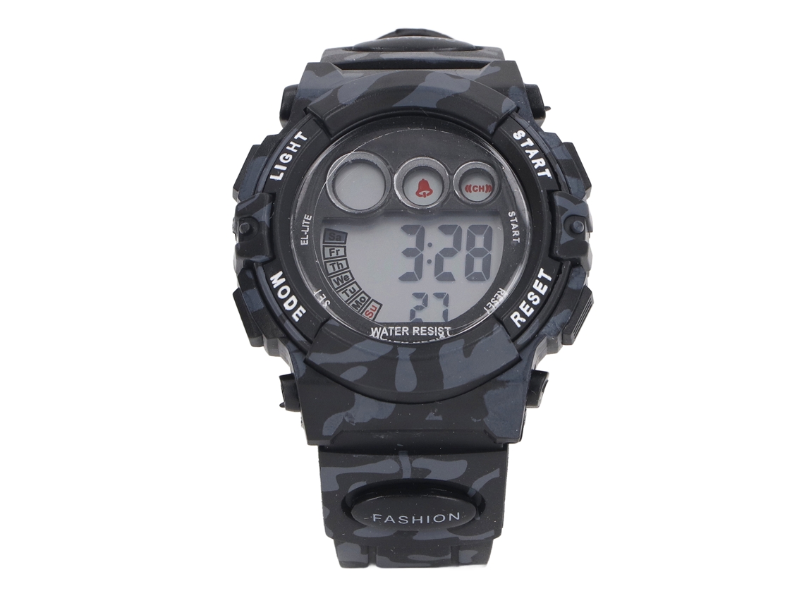 Elegante Reloj Unisex De Cuarzo Con Diseño De Camuflaje, Resistente Al Agua, Ideal Para Regalar.