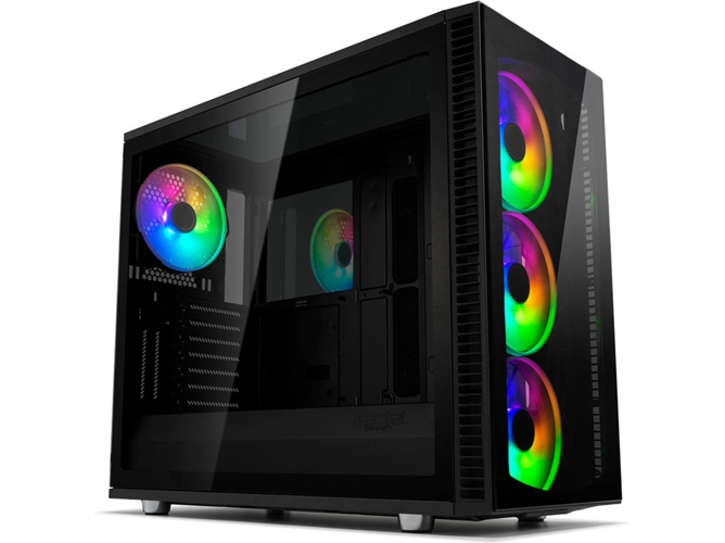 Caja PC FRACTAL DESIGN Define S2 Vision - RGB (ATX Mid Tower - Negro)
