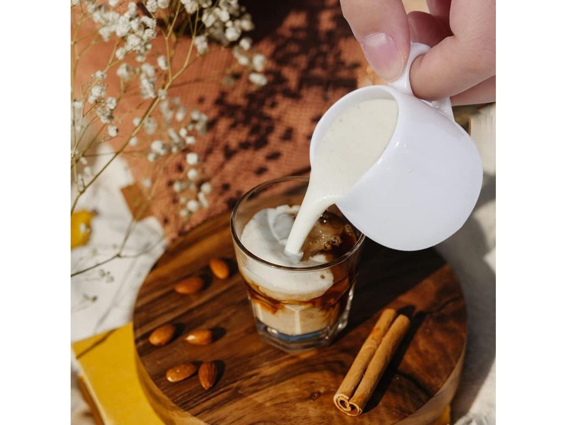 2 Jarras De Leche Cerámica Blanca 110ml Para Café Crema Salsa Cocina