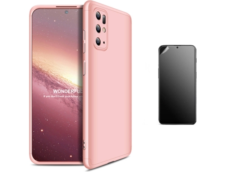 Kit Carcasa Y Protector Samsung S20 Plus Ultimatte Slim Armor 360º Rosa