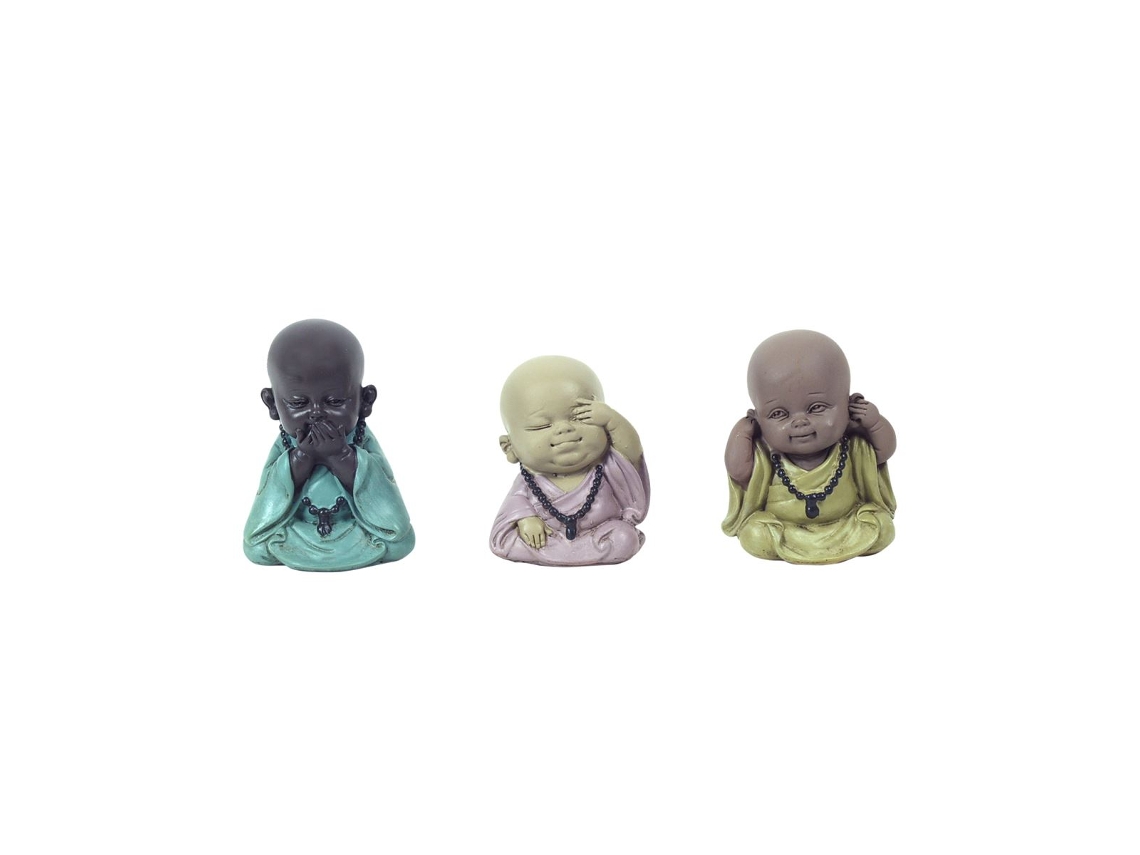 Tierno Budas No veo No Oigo No Hablo Incluye 3 Unidades Figuras Budas Colección Oriental Signes Grimalt BY SIGRIS