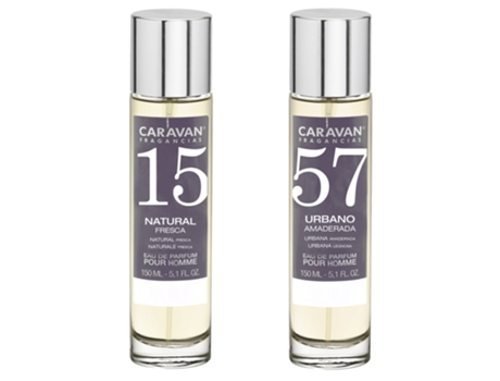 Set de 2 perfumes CARAVAN hombre Nº57 y Nº 15
