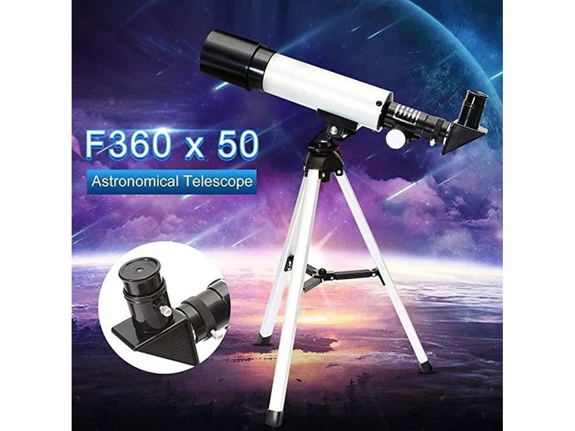 Telescopio Astronómico Portátil para Ambientes Exteriores con Trípode Refractor Astronómico + Trípode Portátil