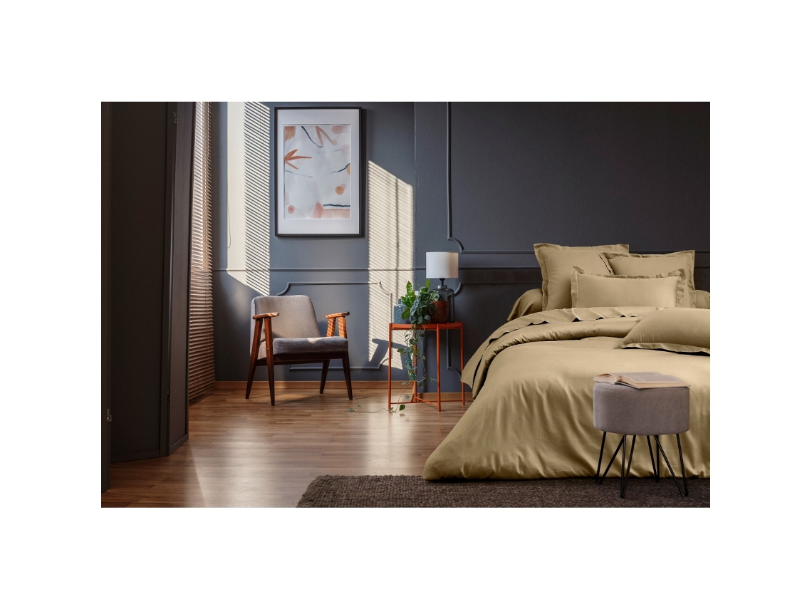 Juego de Funda Nórdica BLANC AVENUE  (240 x 220 cm - 100% Algodón - Beige)