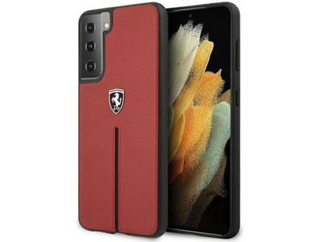 Funda Samsung Galaxy S21 Plus FERRARI Original (Rojo)