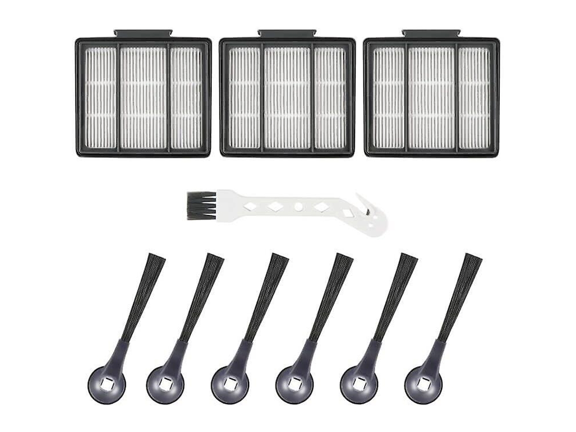 Paquete de 6 cepillos laterales Techecook Shark y 3 filtros Rvffk950