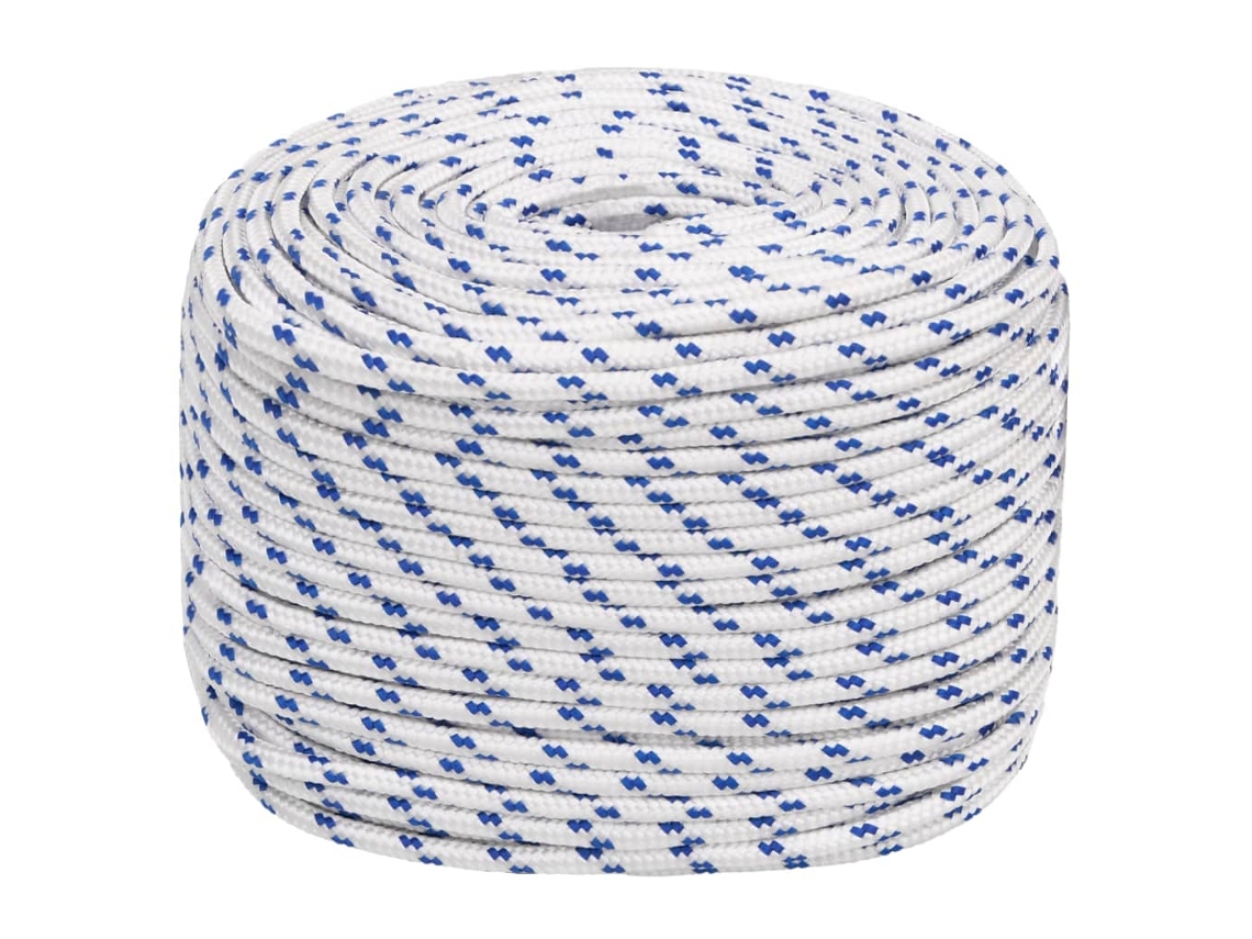 Cuerda De Barco Polipropileno Blanco 6 Mm 250 M