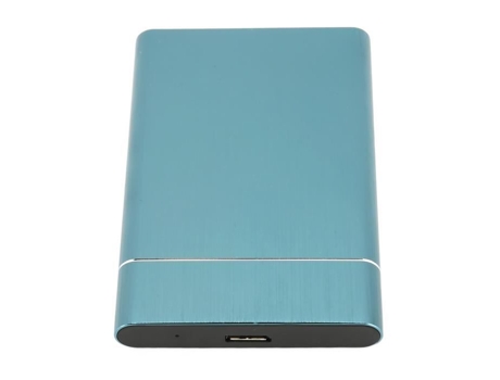 Disco duro externo HURRISE 2 Disco duro externo portátil ultrafino 2 HDD de 5 pulgadas hasta 80 GB Lector de computadora azul