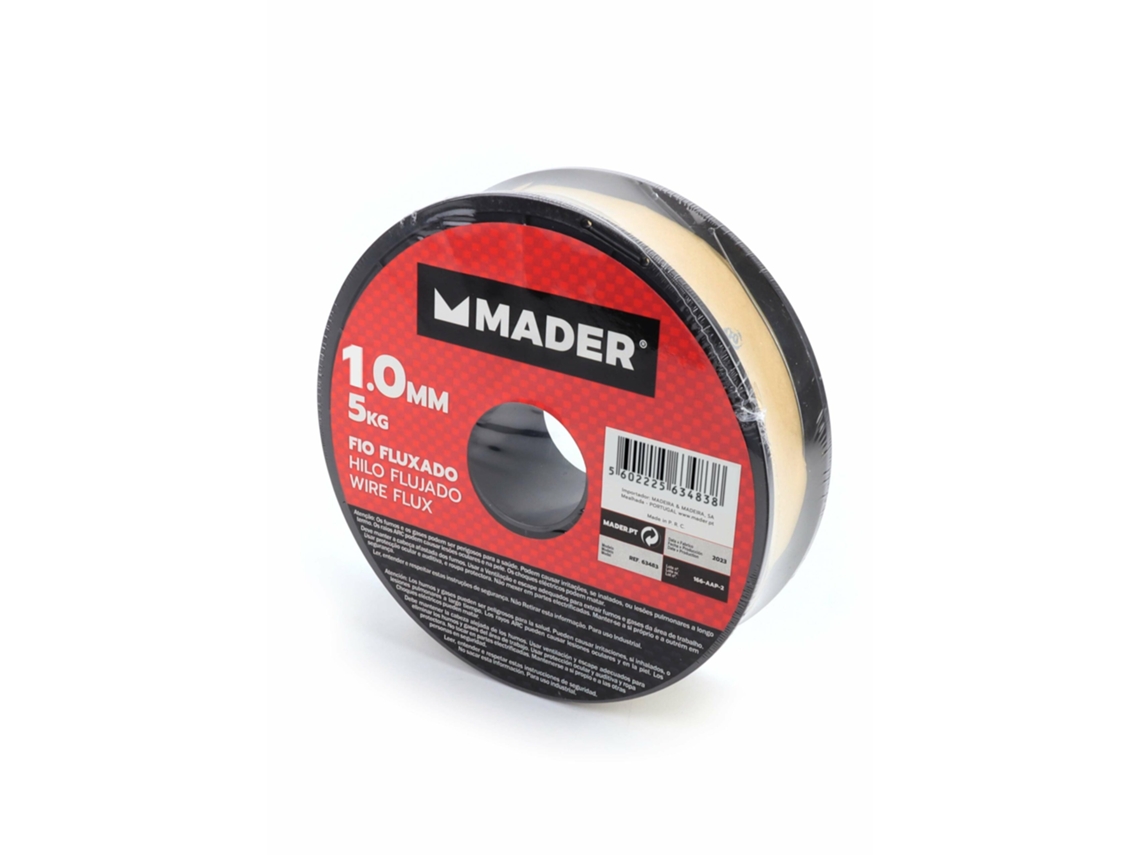 MADER 63483 Hilo Soldar Fluxado 1.0Mm 5Kg