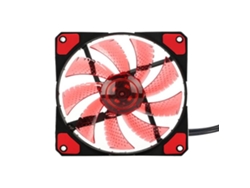 Ventilador de 12V con 15 LED verdes