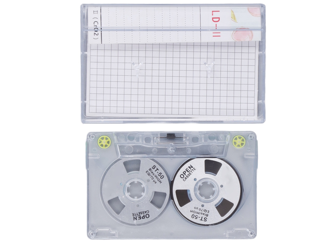 Cintas De Casete Vírgenes De 46 Minutos Para Grabación De Música Casera En Cinta De Carrete A Carrete Con Bajo Nivel De Ruido Y Alta Potencia - Plateadas