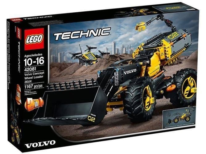 LEGO Technic: Concepto de cargadora de ruedas Volvo ZEUX - 42081 (Edad Mínima: 10 - 1167 Piezas)