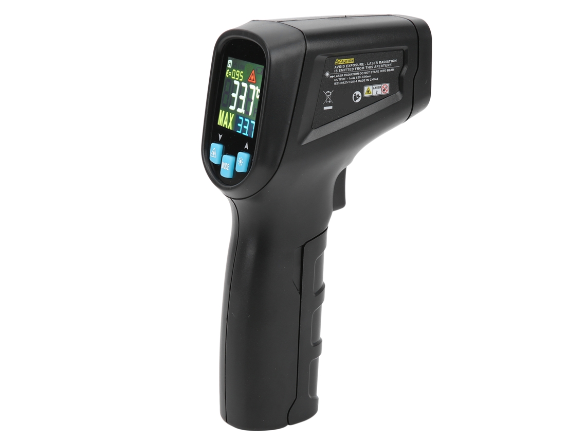 Termómetro Infrarrojo Industrial Ir03a -50℃~400℃ Alta Precisión Con Medidor Digital Láser