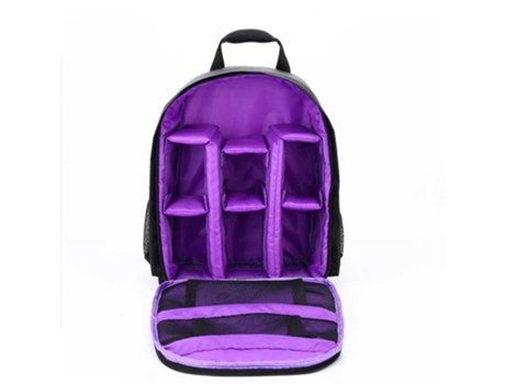 Mochila de Fotografia SLOWMOOSE para Exterior Impermeable (Morado)