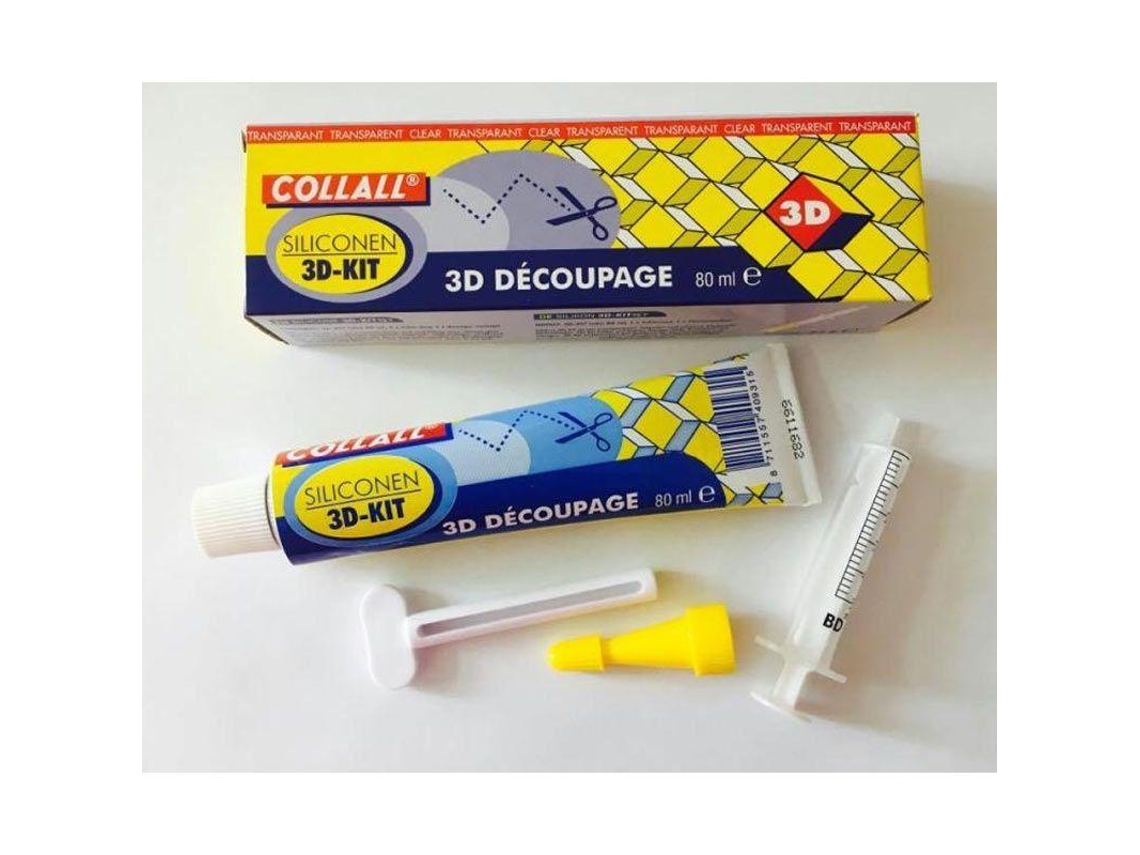 Pegamento de silicona y accesorios para la técnica 3D - 80ml
