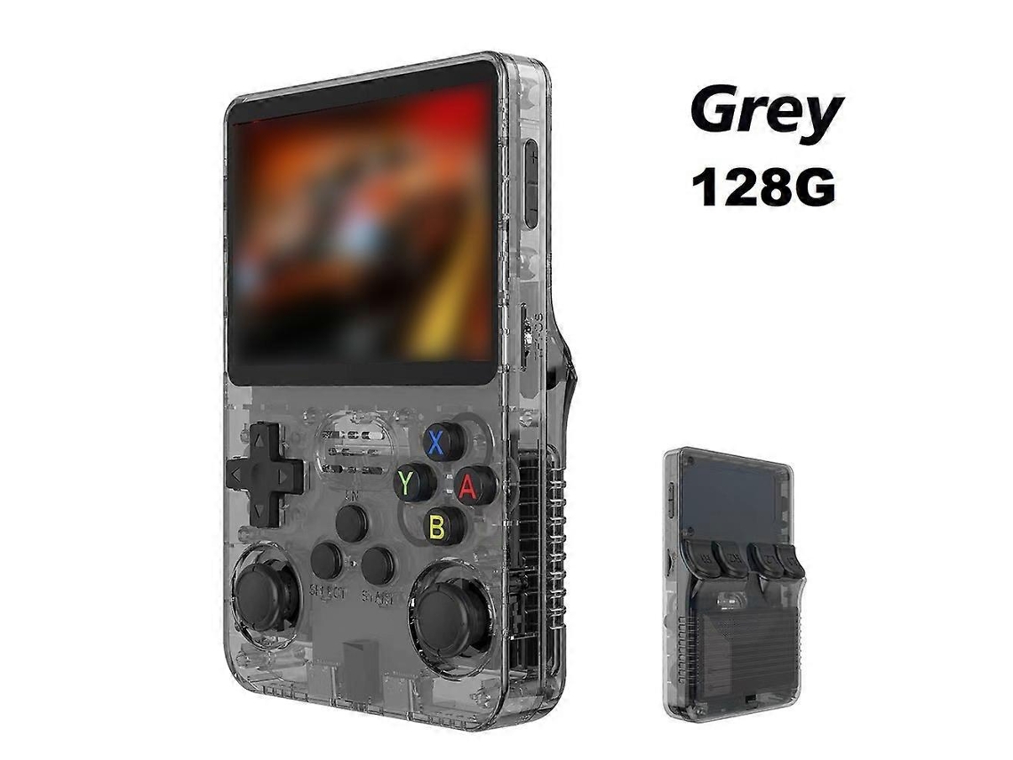 Nuevo R36s Consola De Videojuegos Portátil Retro Sistema Linux Pantalla Ips De 3,5 Pulgadas Regalos De Navidad
