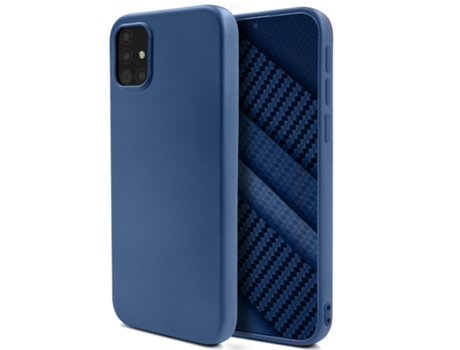 Estilo de Vida Temperamental. Diseñada para Funda Samsung A51 Azul Medianoche - Funda de Silicona Líquida con Acabado Mate y Forro Suave de MOOZY