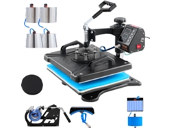 Prensa térmica SucceBuy 10 en 1
Máquina de impresión por sublimación de 38 x 30 cm
Para bolígrafos, tapas, tazas y camisetas (Negra)