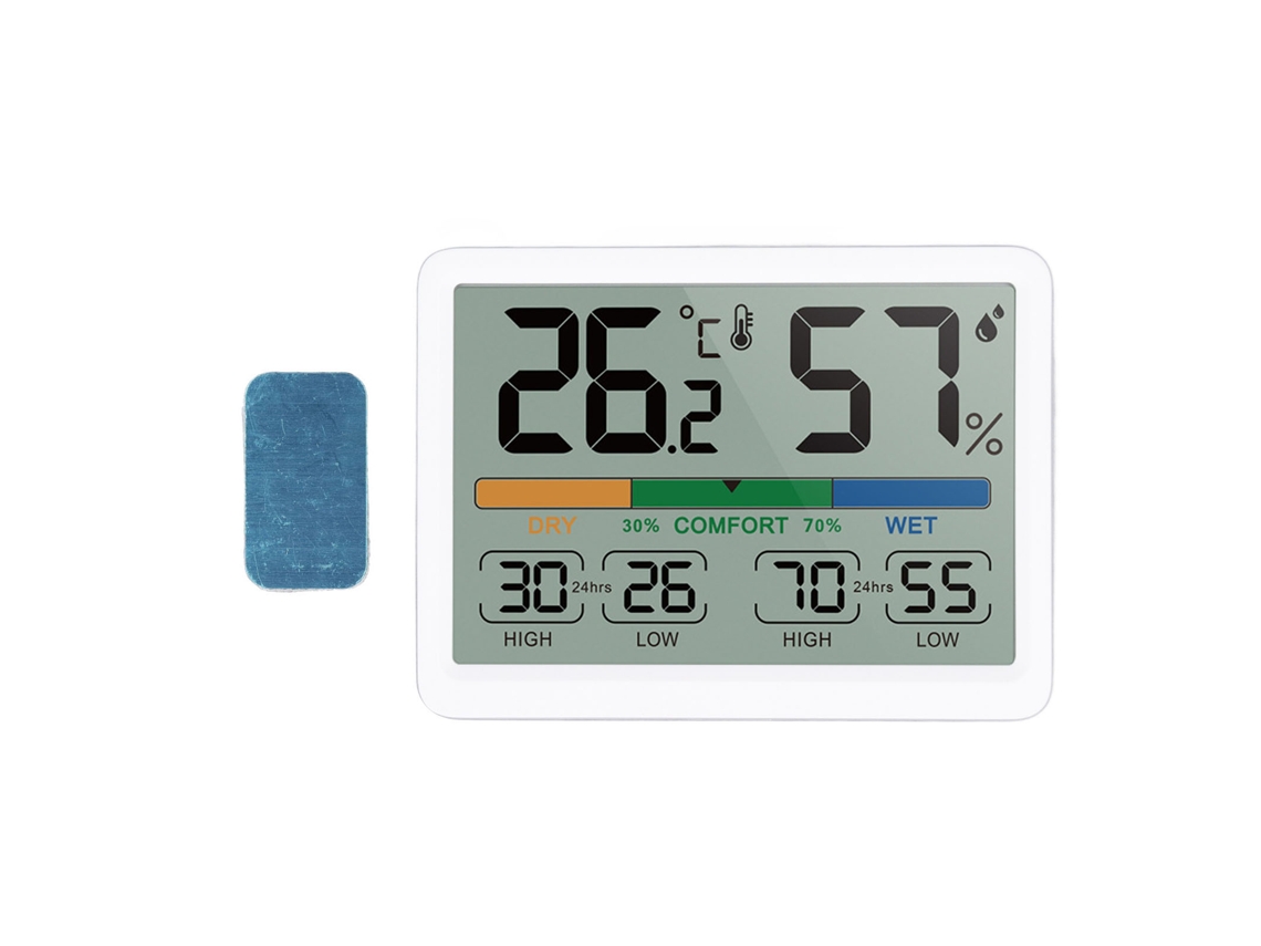 Termómetro Higrómetro De Alta Precisión Con Pantalla Lcd Para Uso En Cocinas Y Almacenes.