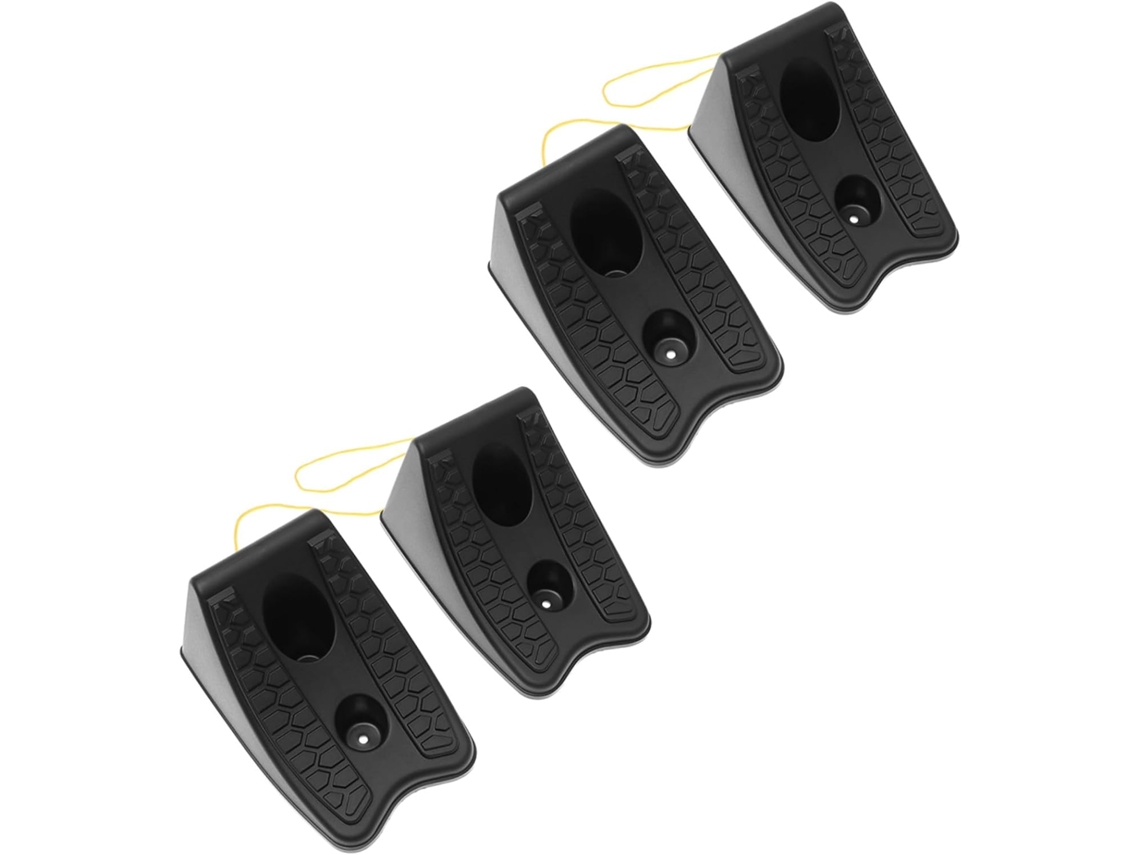 Juego De 4 Calzos De Plástico Para Ruedas Para Bloqueo De Emergencia Del Coche.