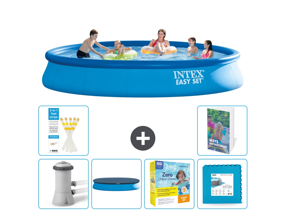 Intex Piscina Easy Set Redonda - 457x84 Cm - 7-peças S276