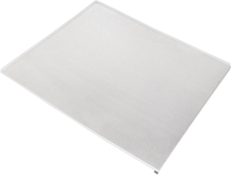 EMUCA Protector Inferior para Mueble de Cocina- Placa 16Mm- Módulo 600Mm- 568X580Mm- Plástico y Aluminio- Aluminio natural