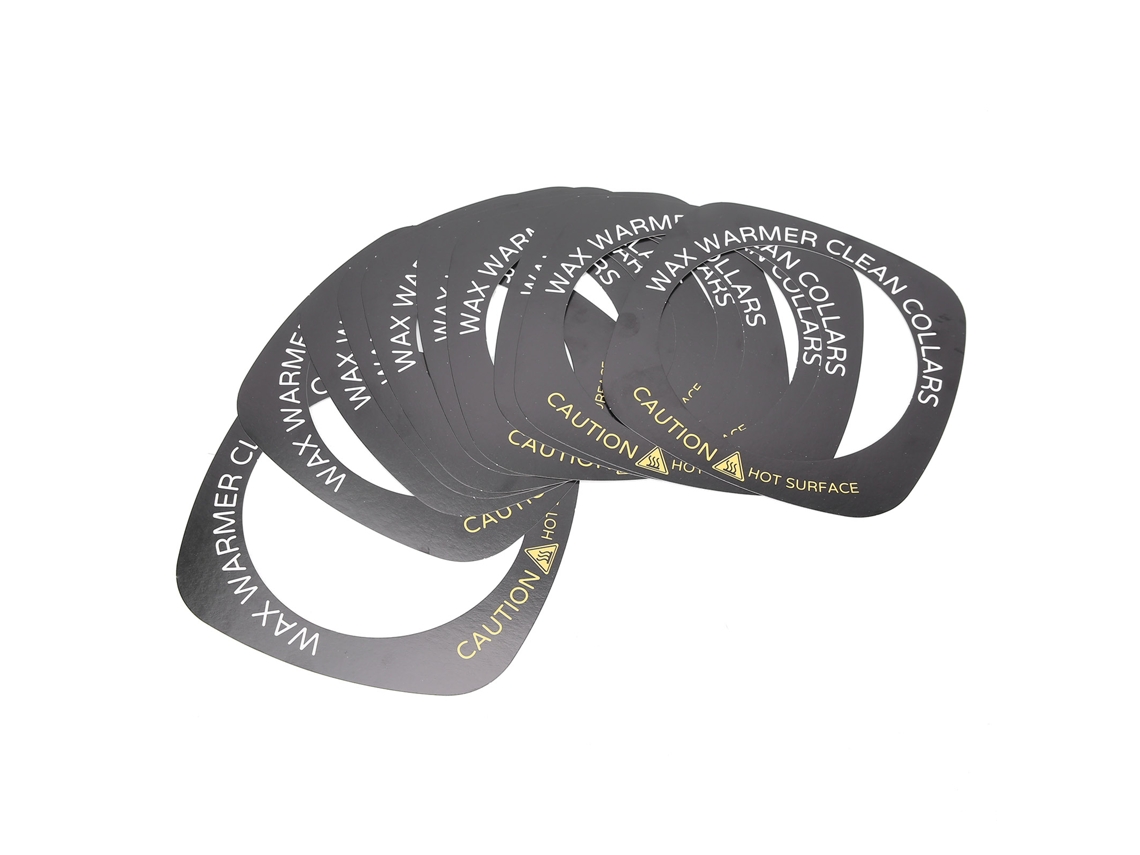 10 Piezas Collar Protector Para Calentador De Cera Cuadrado Accesorio Profesional Anillo Protector