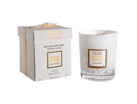 Vela COLLINES DE PROVENCE Perfumada Flores Blancas Narciso 250Gr